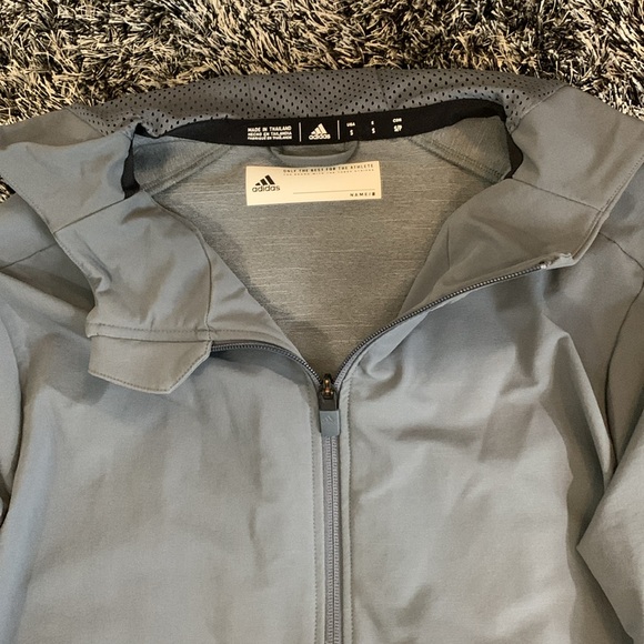 Adidas Windbreaker Light Hooded Sports Jacket, Zip-up, Women’s Small - Picture 3 of 11